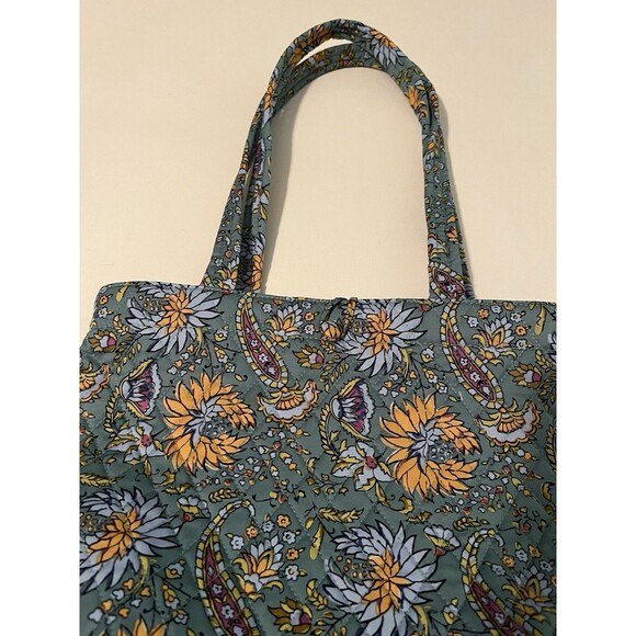 EUC Vera Bradley Original Small Tote Gemstone Paisley - Picture 2 of 15